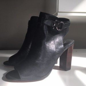 Coach Women's Black Leather Slingback SZ 8